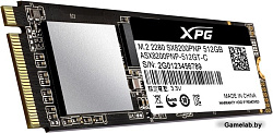 Твердотельный накопитель SSD A-Data PCI-E x4 512Gb ASX8200PNP-512GT-C (PCI-E 3.0 x4, up to 3500/2300