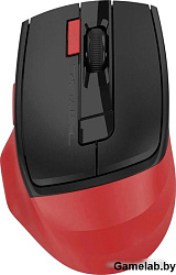 Мышь A4Tech Fstyler FG45CS Air красный/черный оптическая (2000dpi) silent беспроводная USB для ноутб