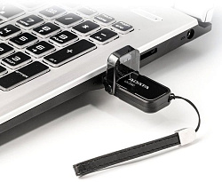 Флэш-накопитель USB2 32GB BLACK AUV240-32G-RBK ADATA