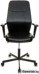Кресло Бюрократ CH-605/BLACK черный искусственная кожа крестовина металл