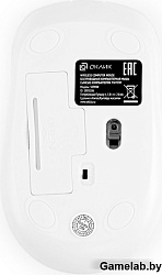 Мышь Оклик 509MW white белый оптическая (1600dpi) беспроводная USB для ноутбука (4but)