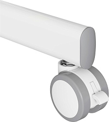 Стол для ноутбука Cactus VM-FDS109 столешница МДФ белый каркас белый 73x50x108см (CS-FDS109WWT)