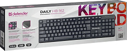 Клавиатура RU BLACK 1.8M DAILY HB-162 45162 DEFENDER