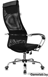 Кресло руководителя Бюрократ CH-607SL черный TW-01 Neo Black сетка/ткань с подголов. крестов. металл