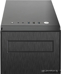 Корпус CHIEFTEC HAWK AL-02B-TG-OP без БП, боковая панель из закаленного стекла, черный, ATX