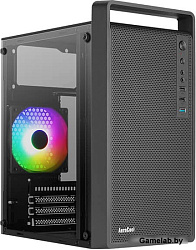 Aerocool Cs-109-G-BK-v1 (mATX, без БП, Glass Window, USB3.0 x1, USB2.0 x2, 12cm FRGB fan x1)