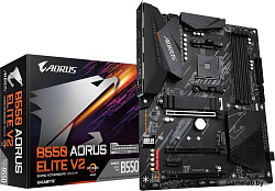 Материнская плата AMD B550 SAM4 ATX B550 AORUS ELITE V2 GIGABYTE