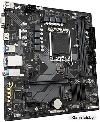 Материнская плата Gigabyte B760M H DDR4 Soc-1700 Intel B760 2xDDR4 mATX AC`97 8ch(7.1) GbLAN RAID+VG