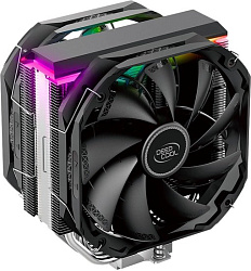 Кулер DEEPCOOL AS500 PLUS LGA20XX/1366/115X/AM4/AM3/+/AM2/+/FM2/+/FM1 (6шт/кор, TDP 220W, PWM, ARGB 