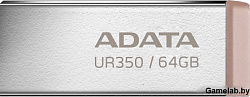 Флэш-накопитель USB3.2 64G BROWN UR350-64G-RSR/BG ADATA