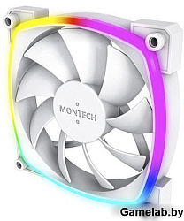 Вентилятор для корпуса Montech AX120 ARGB 120х120x25 белый 4-pin 27дБ (AX120 PWM WHITE) Ret