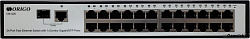 ORIGO Неуправляемый коммутатор, 24x100Base-TX, 1xCombo 1000Base-T/SFP, комплект для установки в 19" 