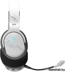 Наушники с микрофоном A4Tech Bloody GR370 белый мониторные BT оголовье (GR370)