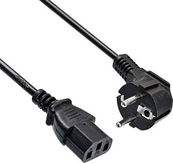 Кабель Buro BU-PCAB-1.8-16A IEC C13 Евровилка 1.8м