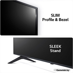 Телевизор LED LG 50" 50UR78006LK.ARUB черный 4K Ultra HD 50Hz DVB-T DVB-T2 DVB-C DVB-S DVB-S2 USB Wi