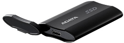 Внешний накопитель SSD ADATA 1Tb SD810 USB Type-C (2000/2000 Mb/s) metal case black (SD810-1000G-CBK