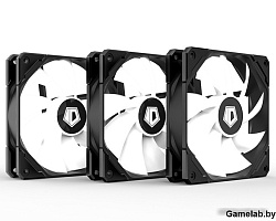 Вентилятор ID-COOLING TF-12025-PRO-ARGB TRIO (3 in 1) 120x120x25мм (20шт./кор, PWM, резиновые углы, 