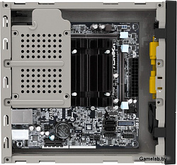 Slim Case Powerman ME100S-BK front fan 4cm, 120W adapter, Mini ITX, VESA