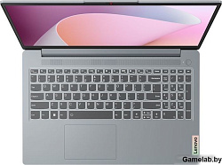 Ноутбук 15.6" IPS FHD LENOVO IdeaPad Slim 3 grey (Ryzen 5 7520U/8Gb/512Gb SSD/VGA int/noOS) ((82XQ00