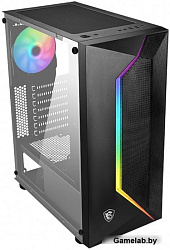 MSI MAG VAMPIRIC 100R Mid-Tower, ATX, 2xUSB 2.0, 1xUSB 3.0, 1x120mm ARGB Fan, 1x120mm Black Fan, Tem