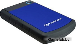 External HDD 2.5" USB3.0 Transcend 4Tb StoreJet 25H3B (TS4TSJ25H3B) Anti-Shock Black/Blu RTL