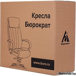 Кресло руководителя Бюрократ T-9923WALNUT светло-коричневый Leather Eichel кожа крестов. металл/дере