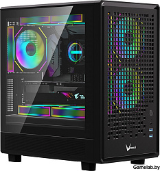 Корпус Formula Air Mesh G2 черный без БП mATX 3x120mm 2xUSB3.0 audio