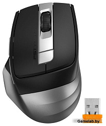 Мышь A4Tech Fstyler FB35C серый/черный оптическая (2400dpi) беспроводная BT/Radio USB (6but)
