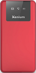 Мобильный телефон XENIUM X600 красный моноблок 1.77" 128x160 Nucleus 0.3Mpix GSM900/1800 MP3