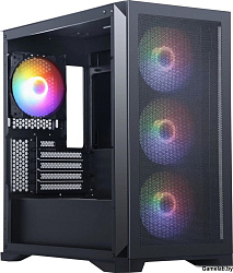 Корпус Accord AM08 черный без БП ATX 2xUSB3.0 1xUSB3.1 audio bott PSU