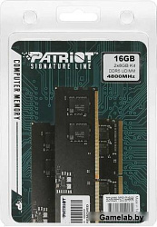 Память DDR5 2x8Gb 4800MHz Patriot PSD516G4800K Signature RTL PC5-38400 CL40 DIMM ECC 288-pin 1.1В