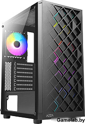 Корпус Azza Spectra черный без БП ATX 7x120mm 2x140mm 2xUSB2.0 1xUSB3.0 audio bott PSU
