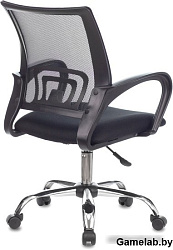 Кресло Бюрократ CH-695NLTSL черный TW-01 TW-11 сетка/ткань крестов. металл хром