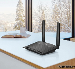 Роутер беспроводной TP-Link TL-MR100 N300 10/100BASE-TX/4G(3G) cat.4 черный