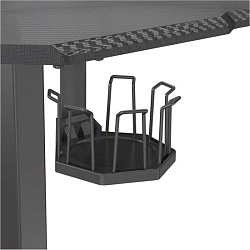 Стол для компьютера Cactus подъёмный столешница МДФ карбон каркас черный (CS-ED-GBK)