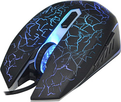 Мышь Оклик 896G черный оптическая (12800dpi) USB для ноутбука (6but)