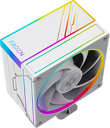 Кулер ID-COOLING FROZN A410 ARGB WHITE LGA1700/1200/115X/AM5/AM4 (10шт/кор, TDP 220W, PWM, 4 тепл.тр