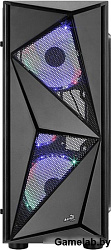 Корпус Aerocool Glider Cosmo-G-BK-v1 черный без БП ATX 7x120mm 2xUSB2.0 1xUSB3.0 audio bott PSU