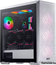 XPG DEFENDER WHITE (DEFENDER-WHCWW) (Midi-Tower, белый, TG, 120mm fan*3)