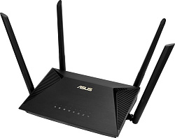 ASUS RT-AX53U// роутер  802.11b/g/n/ac/ax, до 574 + 1201 Mbps, 2,4 + 5 гГц, 4 антенны, USB ; 90IG06P