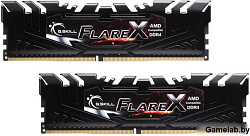 Модуль памяти DDR4 G.SKILL FLARE X (AMD) 32GB (2x16GB kit) 3200MHz CL16 1.35V / F4-3200C16D-32GFX / 