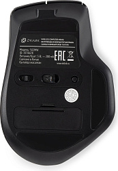 Мышь Оклик 502MW черный оптическая 2400dpi silent беспров. BT/Radio USB для ноутбука 9but (1978678)