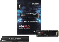 SSD жесткий диск M.2 2280 2TB 990 PRO MZ-V9P2T0B/AM SAMSUNG