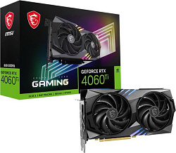 Видеокарта MSI PCI-E 4.0 RTX 4060 Ti GAMING 8G NVIDIA GeForce RTX 4060TI 8192Mb 128 GDDR6 2550/18000