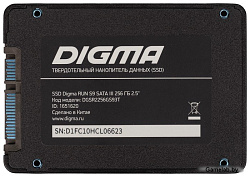 Накопитель SSD Digma SATA III 256Gb DGSR2256GS93T Run S9 2.5"