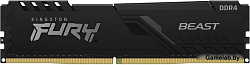 DDR 4 DIMM 128Gb PC25600, 3200Mhz, Kingston FURY Beast Black CL16 (Kit of 4) (KF432C16BBK4/128) (ret