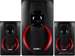Колонки Sven MS-304 2.1 черный/красный 40Вт