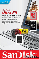 Флэш-накопитель USB3.1 64GB SDCZ430-064G-G46 SANDISK
