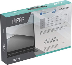 HIPER DZEN Intel Core i5 1135G7/8Gb/256Gb SSD/15.6" IPS FHD/VGA int/noOS/silver