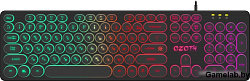 Клавиатура USB OZOTH GK-106 BLACK RU 45106 DEFENDER